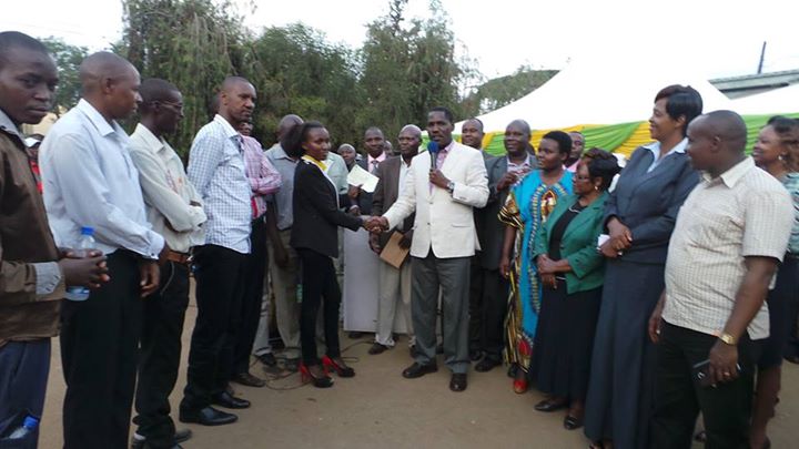 Issuing Youth, Women and General Traders SACCOs Cheques